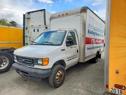 Ford salvage cars for sale: 2005 Ford E350 box Truck