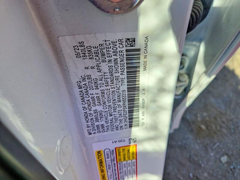 2023 Honda Civic Sport