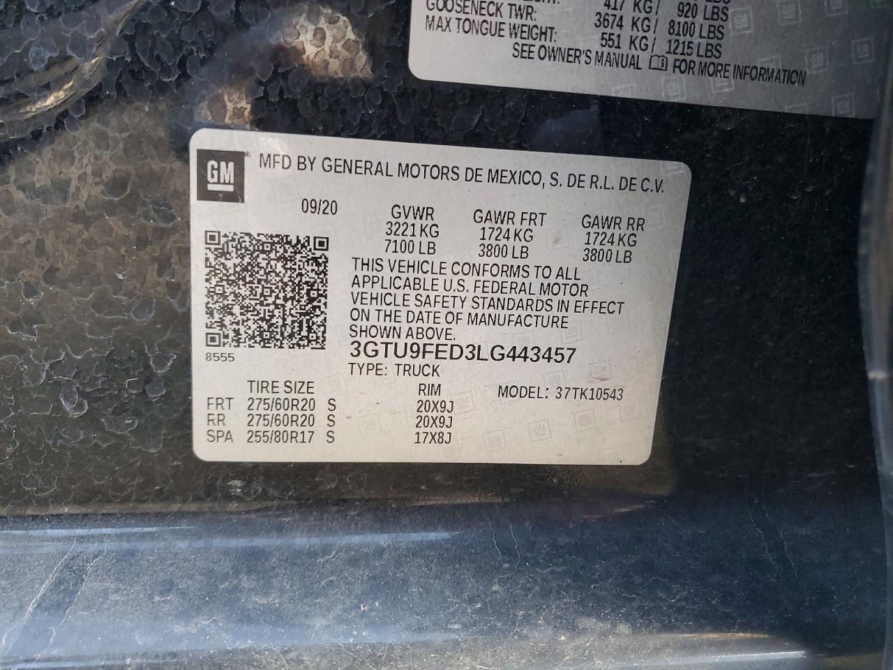 2020 GMC Sierra K1500 Denali