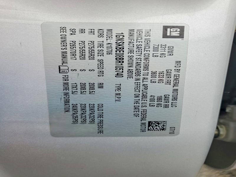 2011 Chevrolet Tahoe K1500 lt