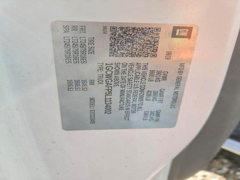 2020 Chevrolet Express G2500