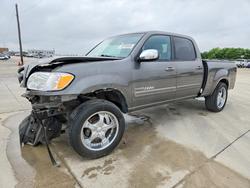 Salvage trucks for sale at Grand Prairie, TX auction: 2006 Toyota Tundra Double Cab SR5
