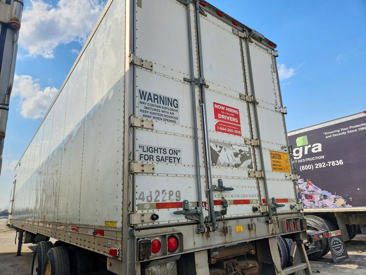 2015 Utility ITY Trailer-DRY Van Trailer