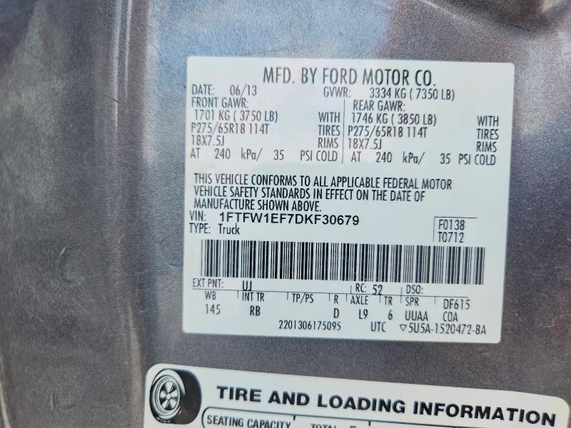 2013 Ford F150 Supercrew
