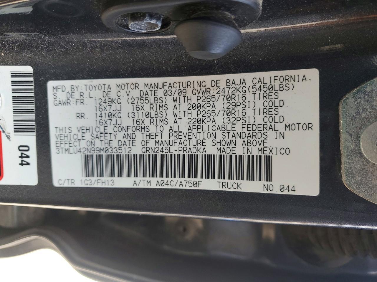 2009 Toyota Tacoma Double Cab