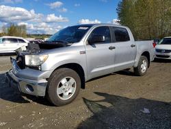 Salvage trucks for sale at Arlington, WA auction: 2012 Toyota Tundra Crewmax SR5