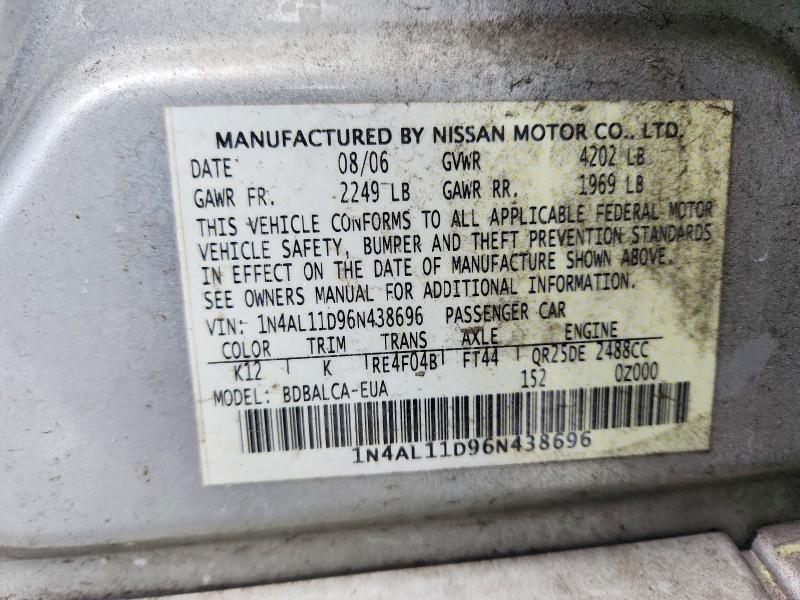 2006 Nissan Altima 2.5
