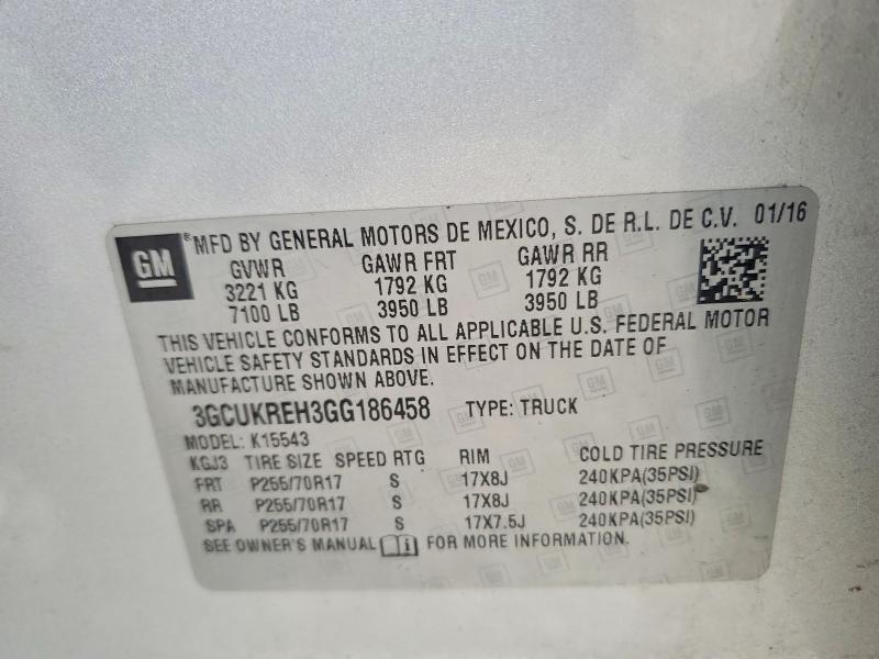 2016 Chevrolet Silverado K1500 LT