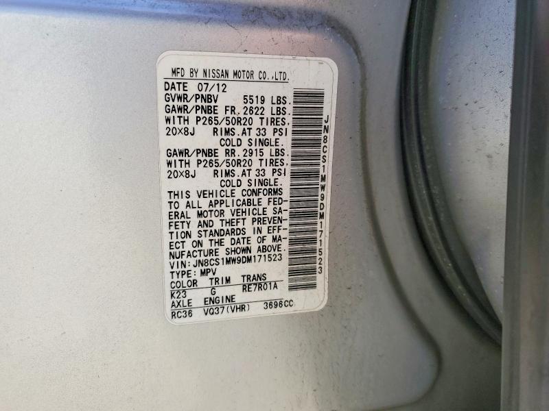 2013 Infiniti Fx37 Base