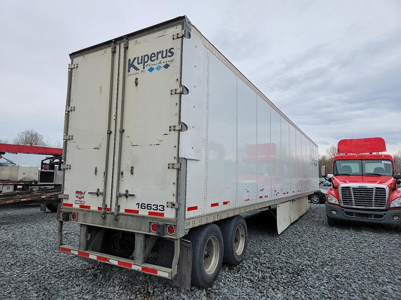 2016 Wabash 2013 Wabash Dvcvhpc DRY Van Trailer