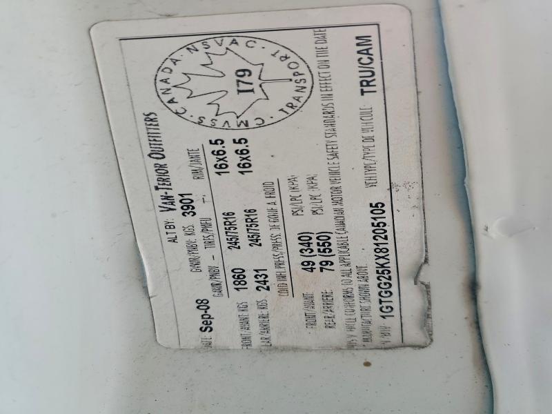 2008 GMC Savana G2500