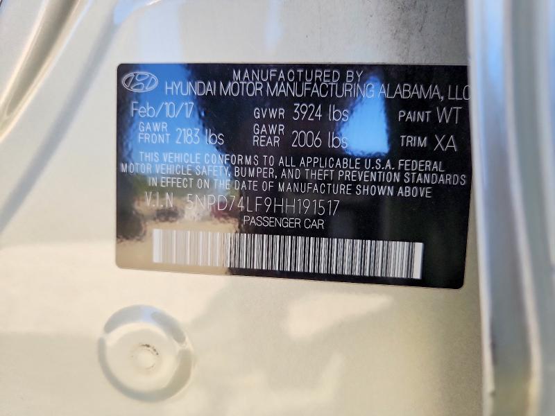 2017 Hyundai Elantra se