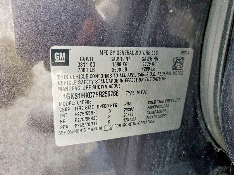 2015 GMC Yukon xl C1500 slt