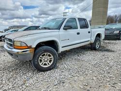 Dodge salvage cars for sale: 2001 Dodge Dakota Quattro