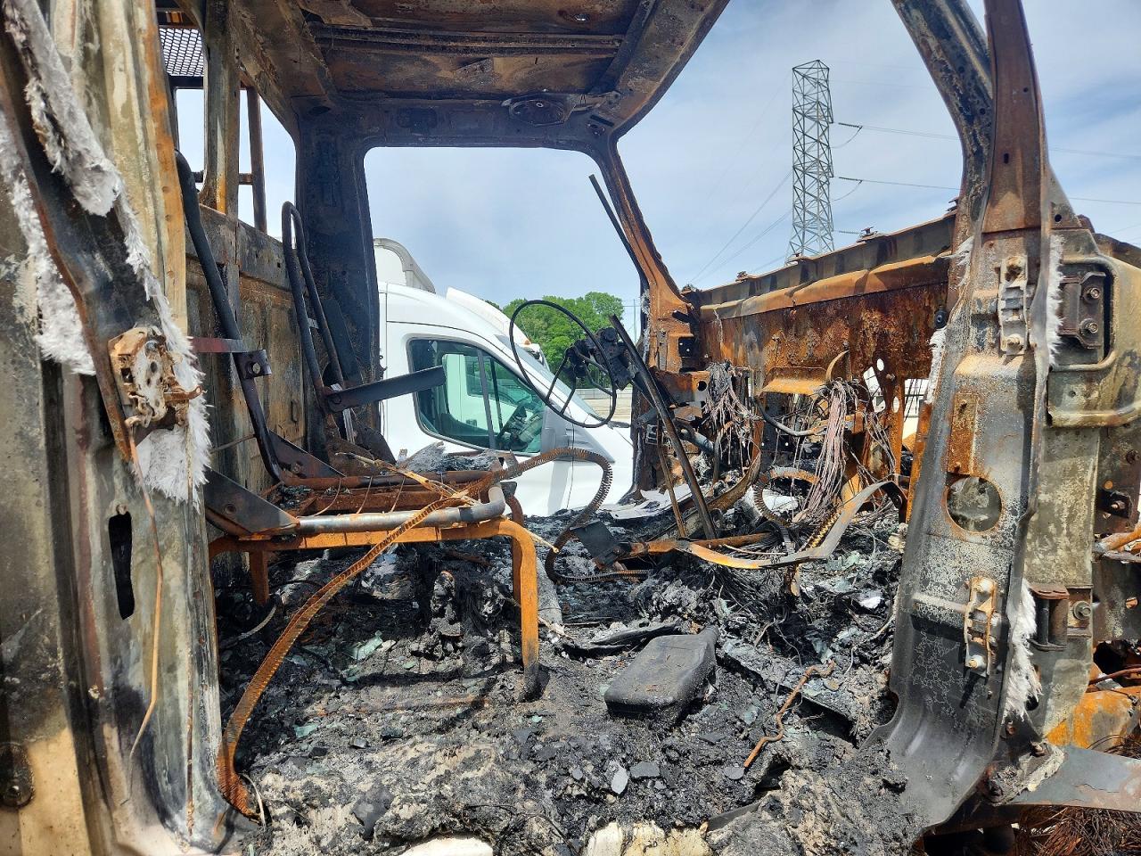 2009 Sterling Acterra Grapple Crane Truck