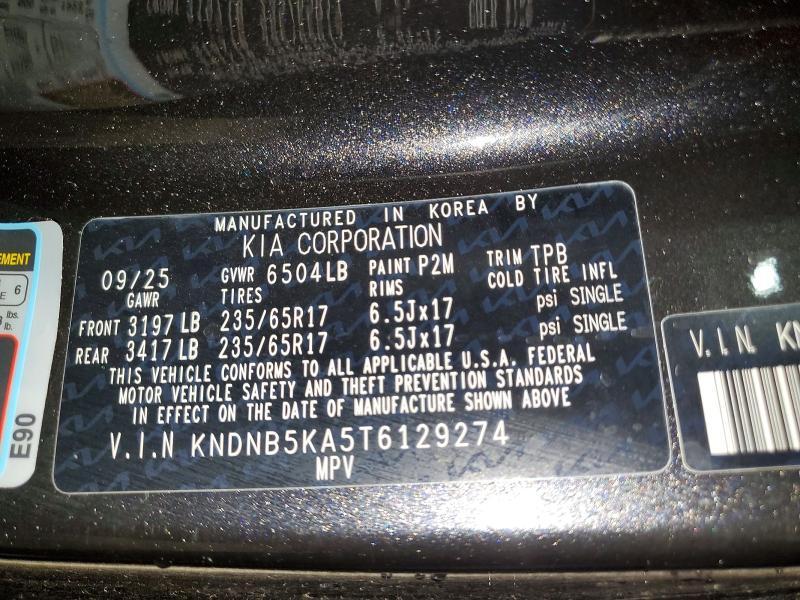 2026 KIA Carnival lxs