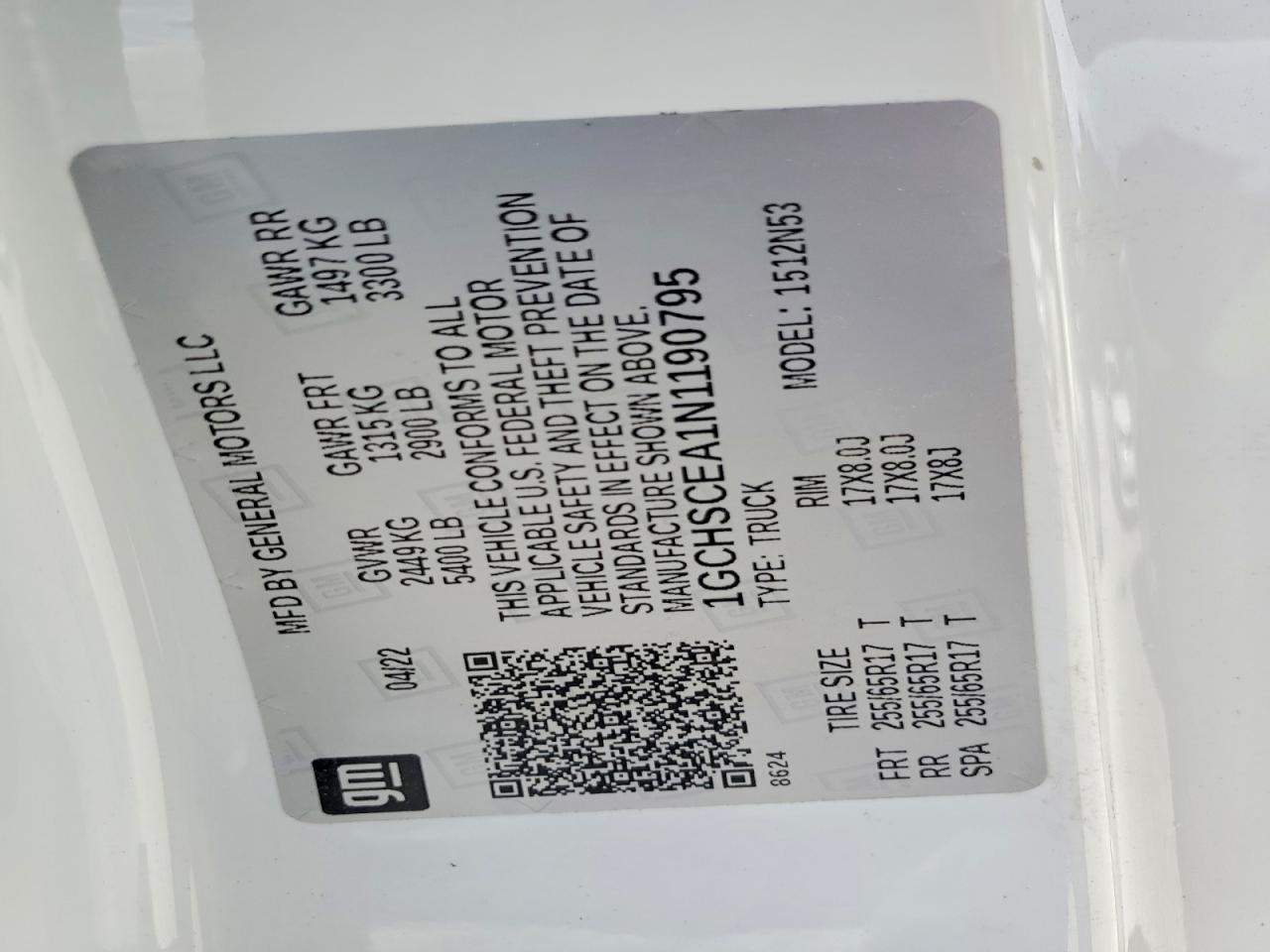 2022 Chevrolet Colorado LT