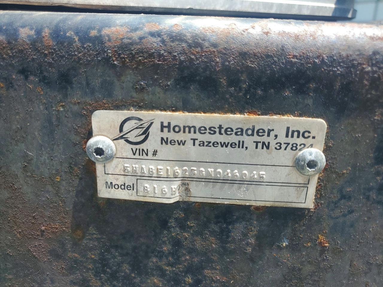 2016 Homesteader Enclosed Cargo Trailer
