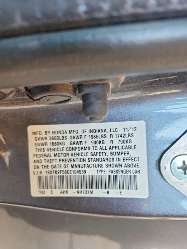 2012 Honda Civic lx