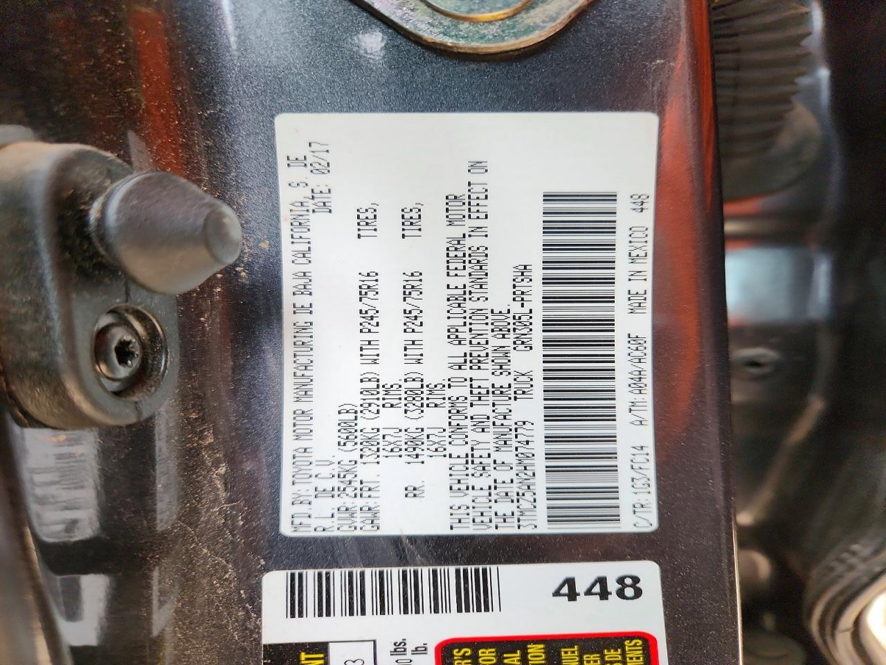 2017 Toyota Tacoma SR5 V6
