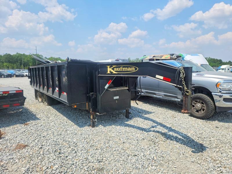 2023 Kauffman Trailers 7X20 Gooseneck Dump