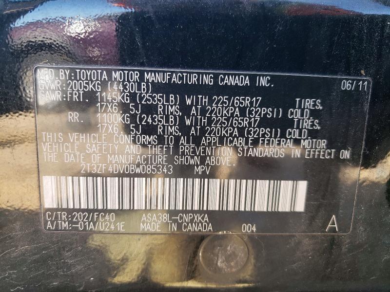 2011 Toyota Rav4 Base