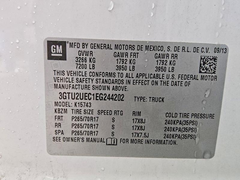 2014 GMC Sierra K1500 SLE