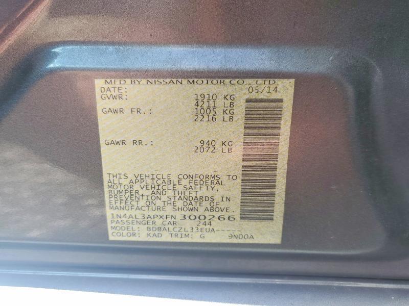 2015 Nissan Altima 2.5 s