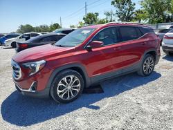 GMC salvage cars for sale: 2018 GMC Terrain slt