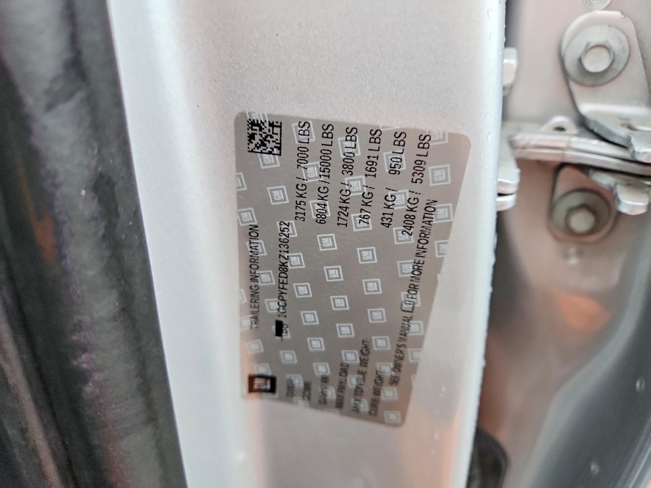 2019 Chevrolet Silverado K1500 LT Trail Boss