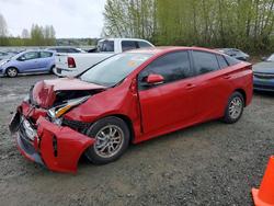 2021 Toyota Prius le en venta en Arlington, WA