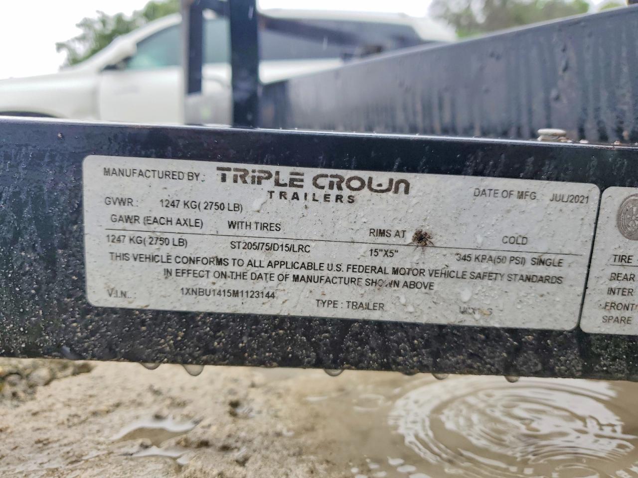 2021 Tctr 2021 Triple Crown Utility Trailer