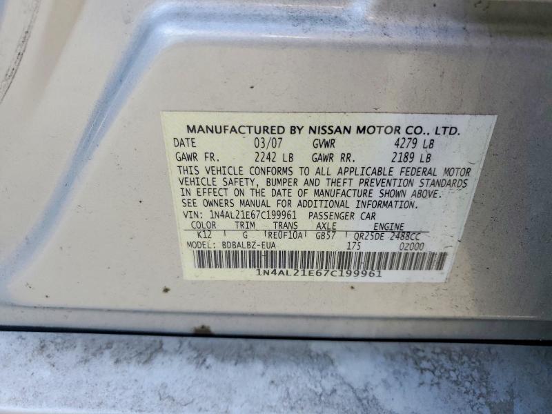 2007 Nissan Altima 2.5