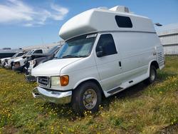 Salvage trucks for sale at Sacramento, CA auction: 2006 Ford Econoline E350 Super Duty Van