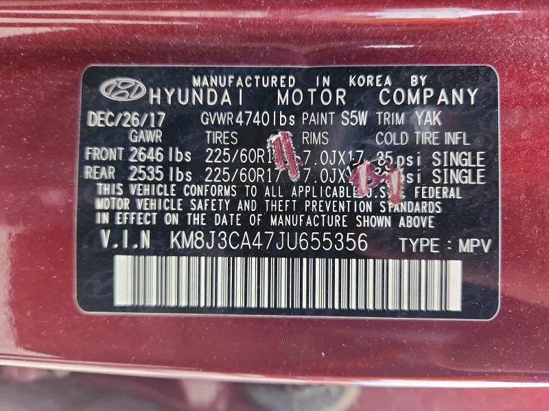 2018 Hyundai Tucson sel