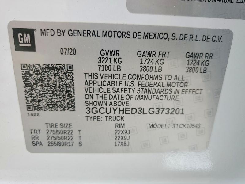 2020 Chevrolet Silverado K1500 High Country