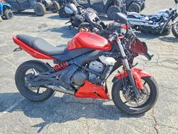 Salvage motorcycles for sale at Colton, CA auction: 2008 Kawasaki EX650 A