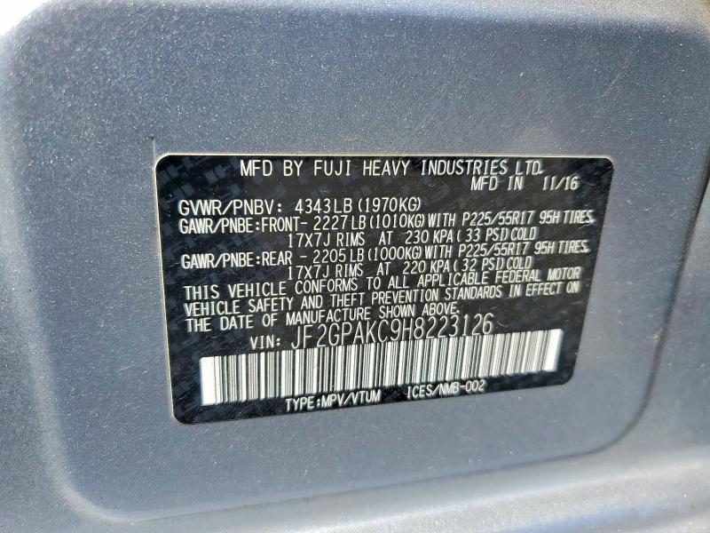 2017 Subaru Crosstrek Limited