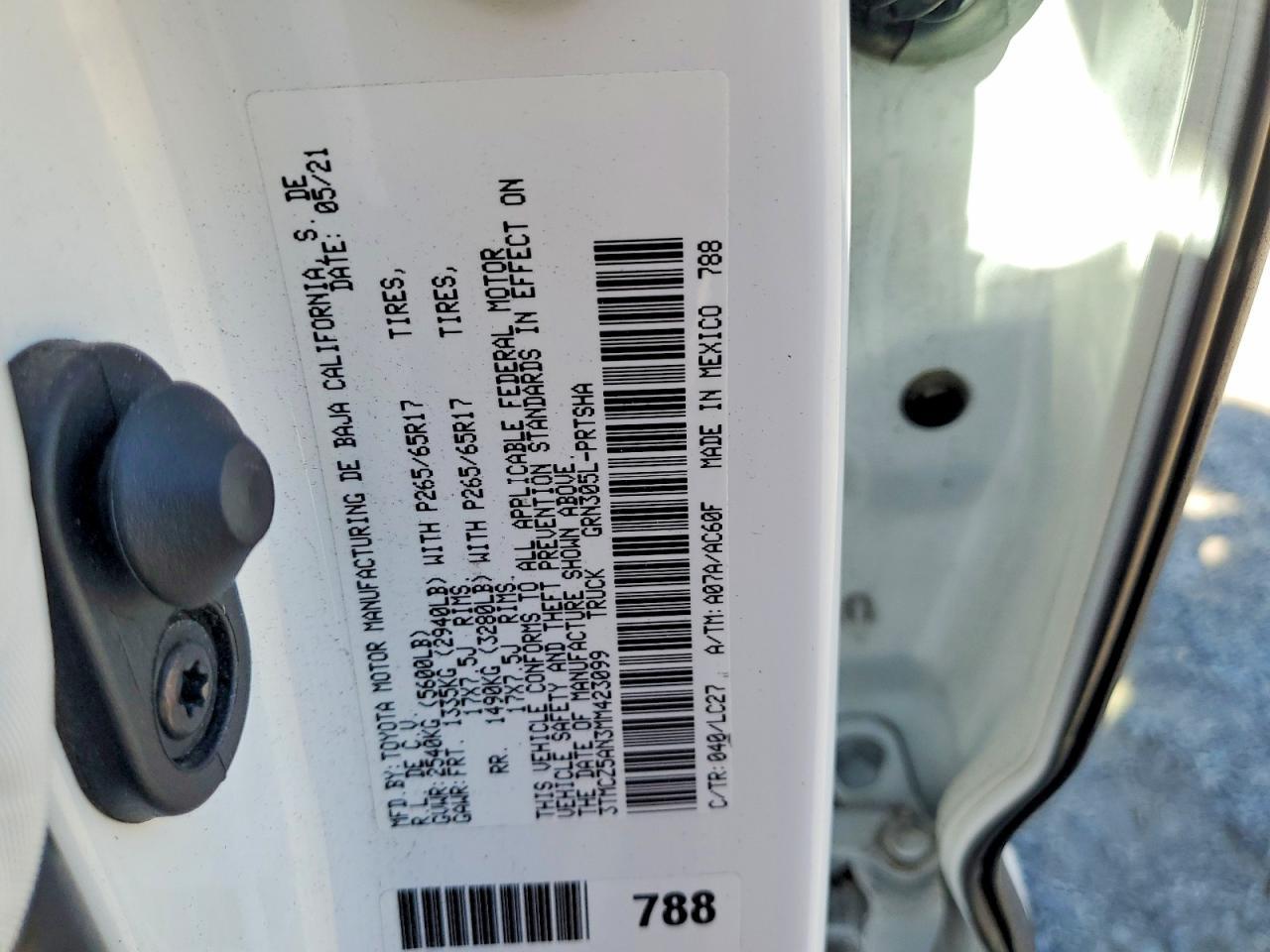 2021 Toyota Tacoma TRD Sport