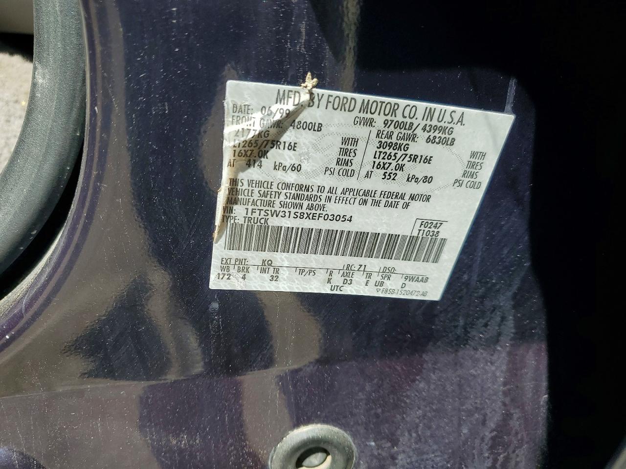 1999 Ford F350 SRW Super Duty