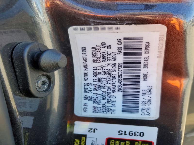 2009 Toyota Corolla le