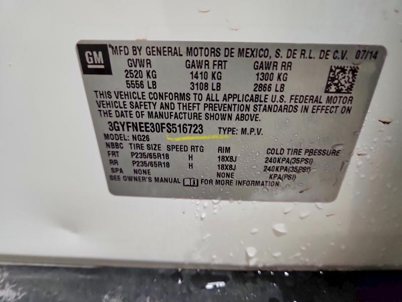 2015 Cadillac Srx Luxury Collection