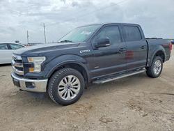 Salvage trucks for sale at Houston, TX auction: 2015 Ford F150 Supercrew