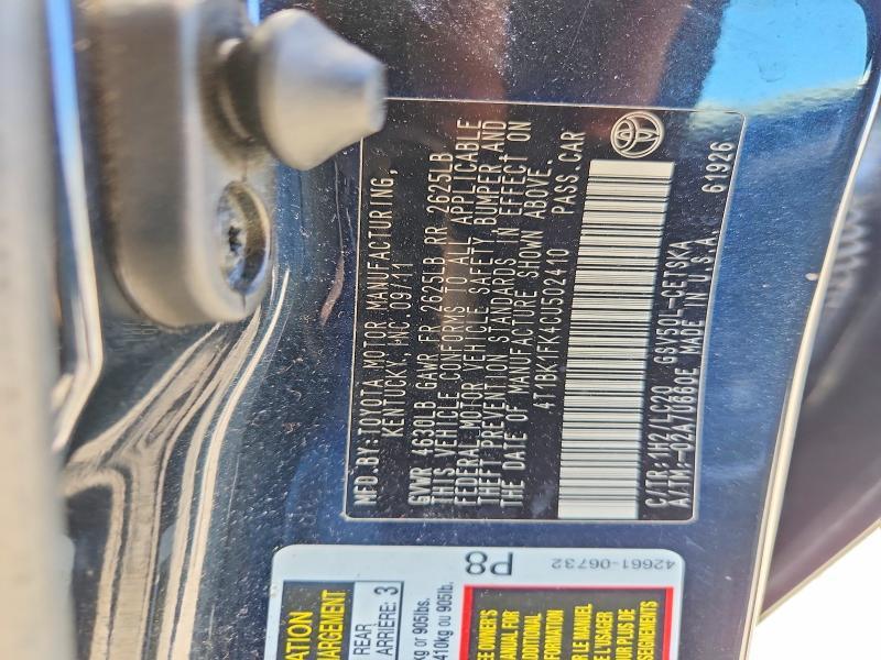 2012 Toyota Camry se V6