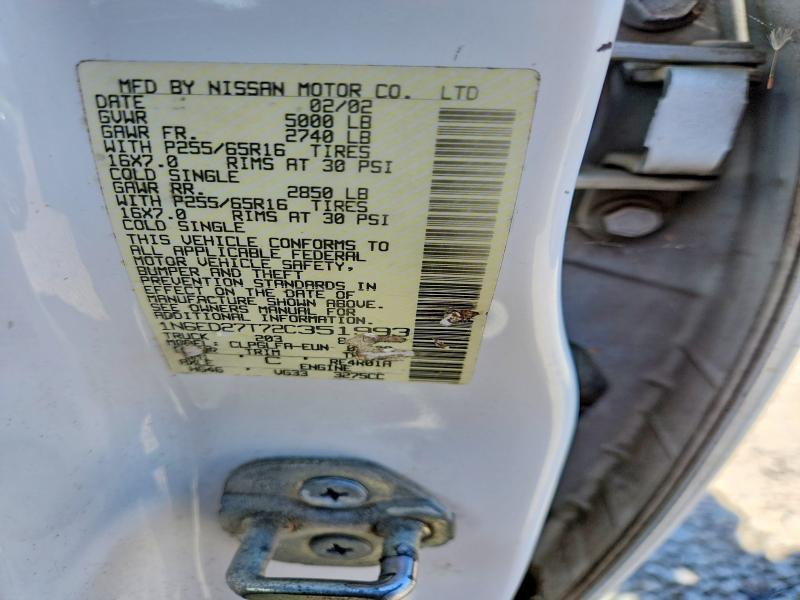 2002 Nissan Frontier XE-V6