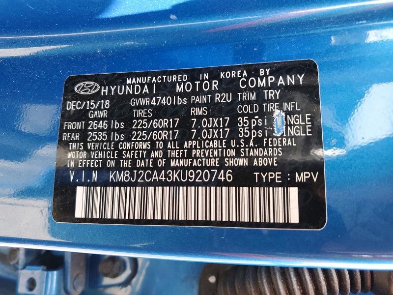 2019 Hyundai Tucson se