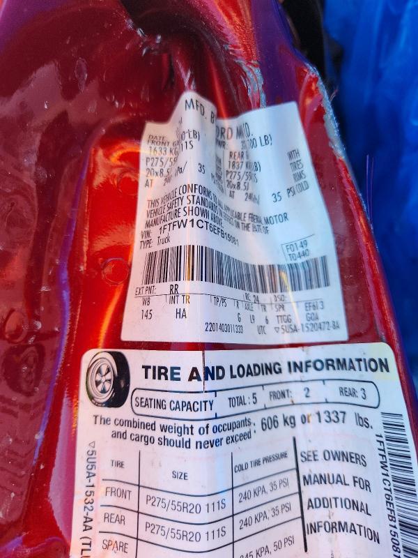 2014 Ford F150 Supercrew