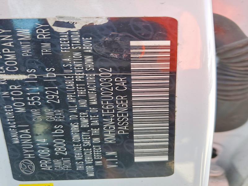 2015 Hyundai Genesis 3.8l