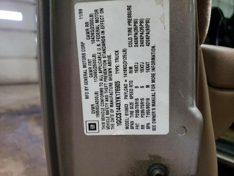 2000 Chevrolet S Truck S10