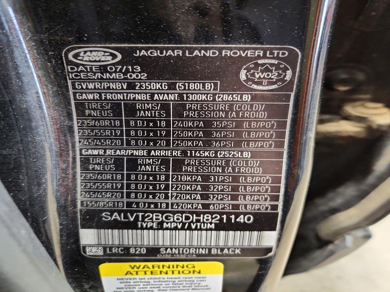 2013 Land Rover Range Rover Evoque Dynamic Premium